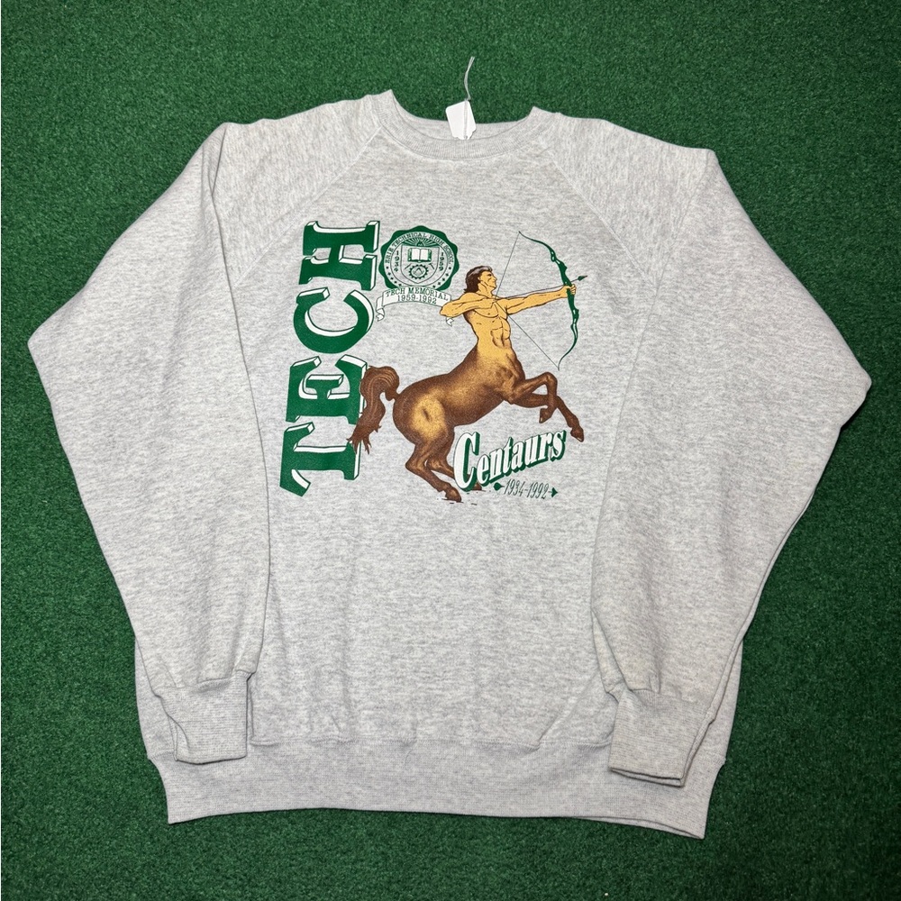 Vintage Erie Tech Centaurs High School Deadstock 90s Soft Comfy XL Sweatshirt